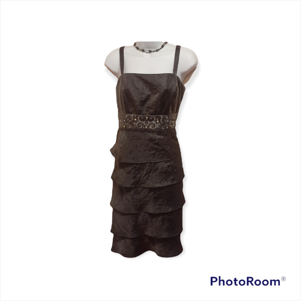 Laura Satin Cocktail Dress